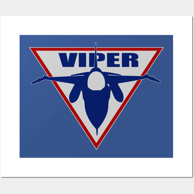 F-16 Viper Patch Wall Art by TCP